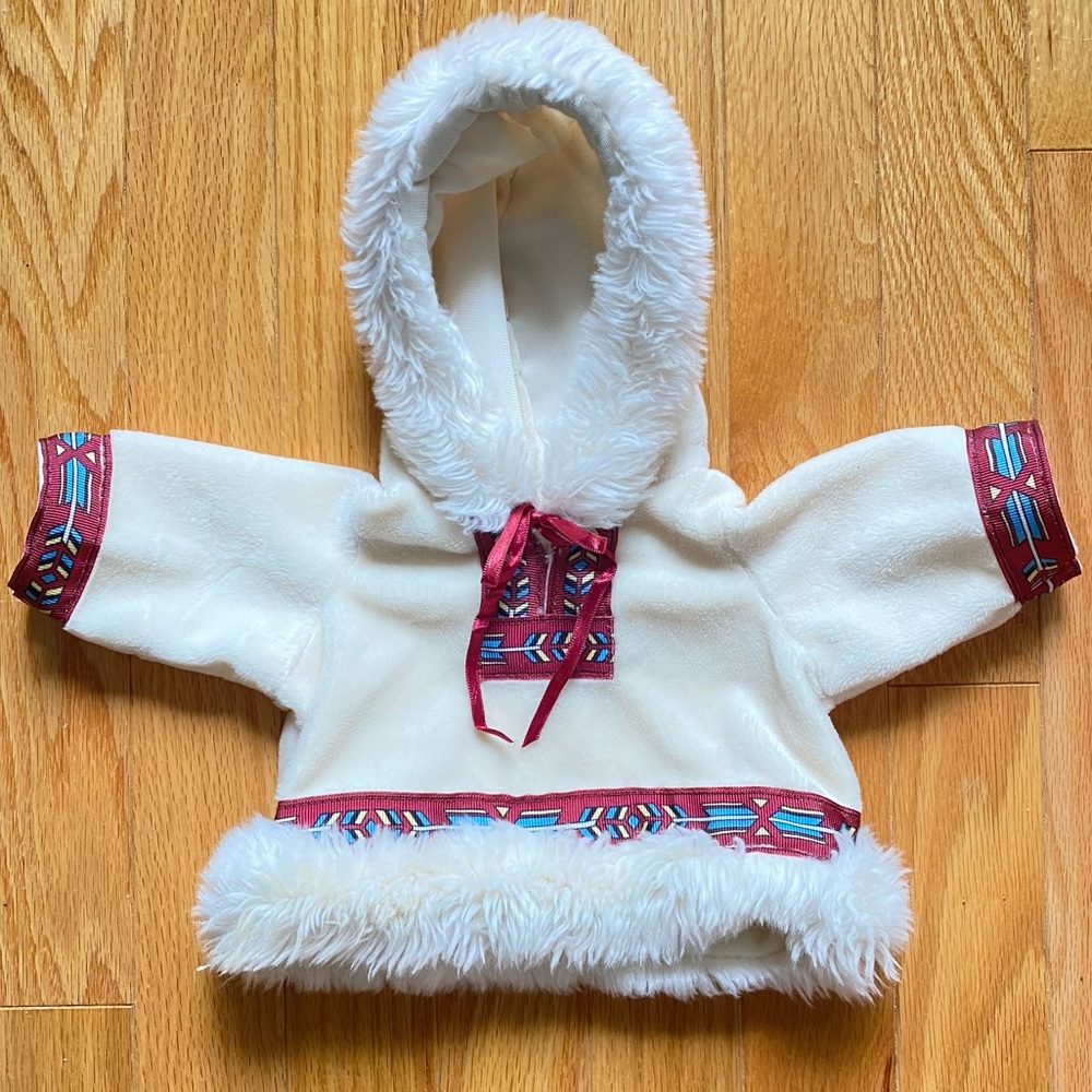 Vintage Doll parka, arctic coat. Fits Build-A-Bear.